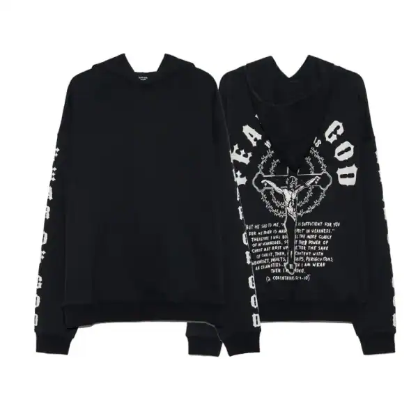 Black oversized graphic hoodies, latest cheap apparel, casual streetwear style, trendy and affordable clothing options for all seasons.