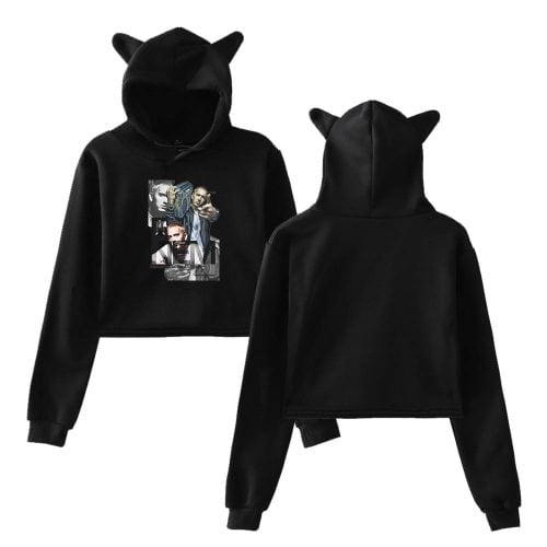 Eminem Cropped Hoodie #4