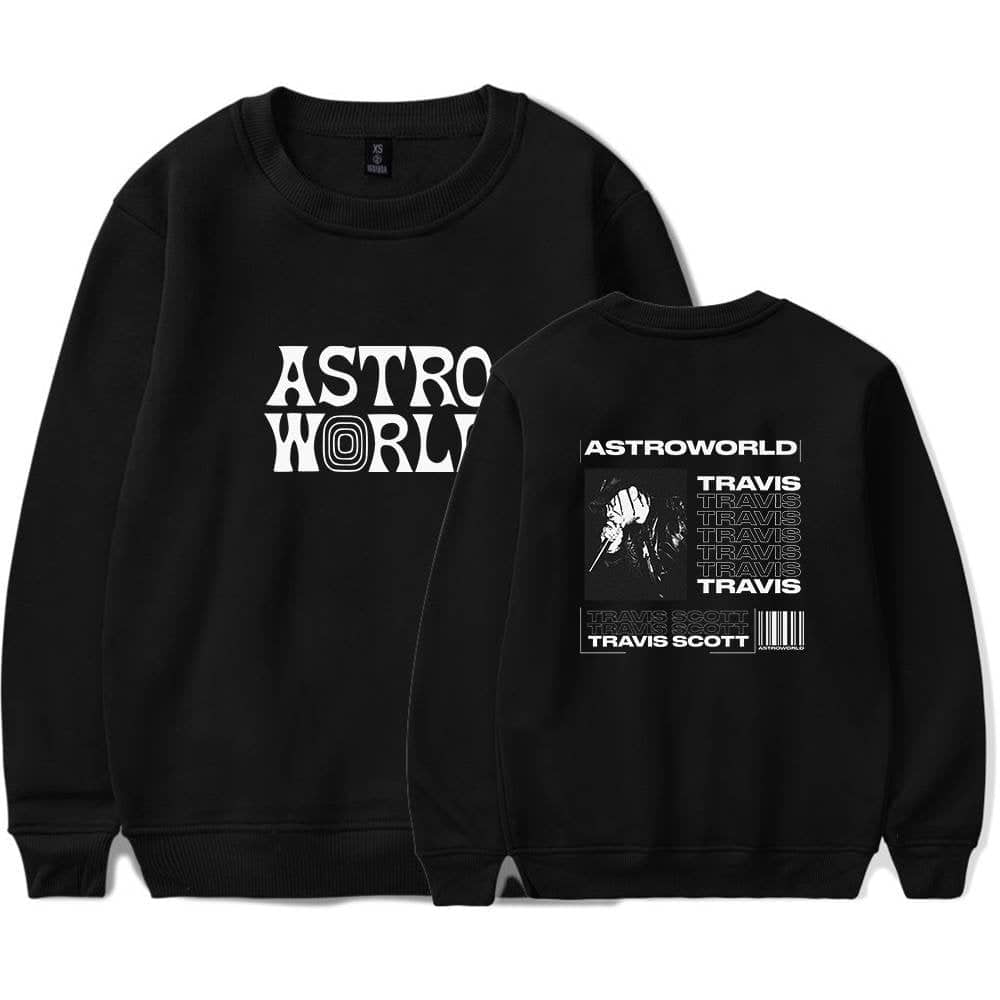 Affordable latest black graphic sweatshirts with space-themed and futuristic designs for casual wear.